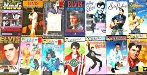 Huge Lot 15 Elvis Movies VHS Tapes Jailhouse Rock Viva Las Vegas Aloha Hawaii